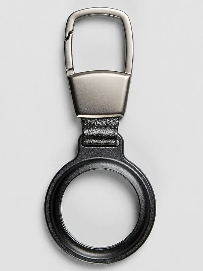 Travel & Luggage-Pronto Uomo Air Tag Holder Black