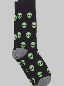 Socks-Egara Alien Socks, 1-pair Black