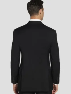 3-piece Suits|Suit Separates-Joseph Abboud American Bespoke Modern Fit Suit Jacket Black Solid