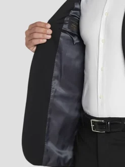 3-piece Suits|Suit Separates-Joseph Abboud American Bespoke Modern Fit Suit Jacket Black Solid