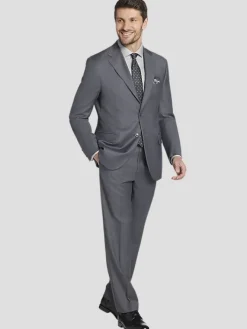 Suit Separates|3-piece Suits-Joseph Abboud American Bespoke Modern Fit Suit Jacket Gray