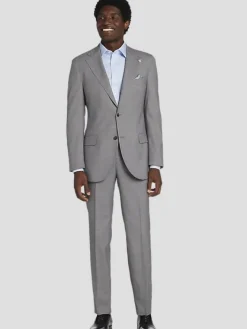 2-piece Suits|Big & Tall Suits-Joseph Abboud American Bespoke Modern Fit Superlite Suit Blue