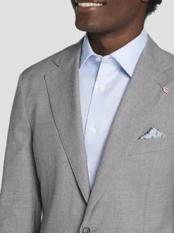 2-piece Suits|Big & Tall Suits-Joseph Abboud American Bespoke Modern Fit Superlite Suit Blue