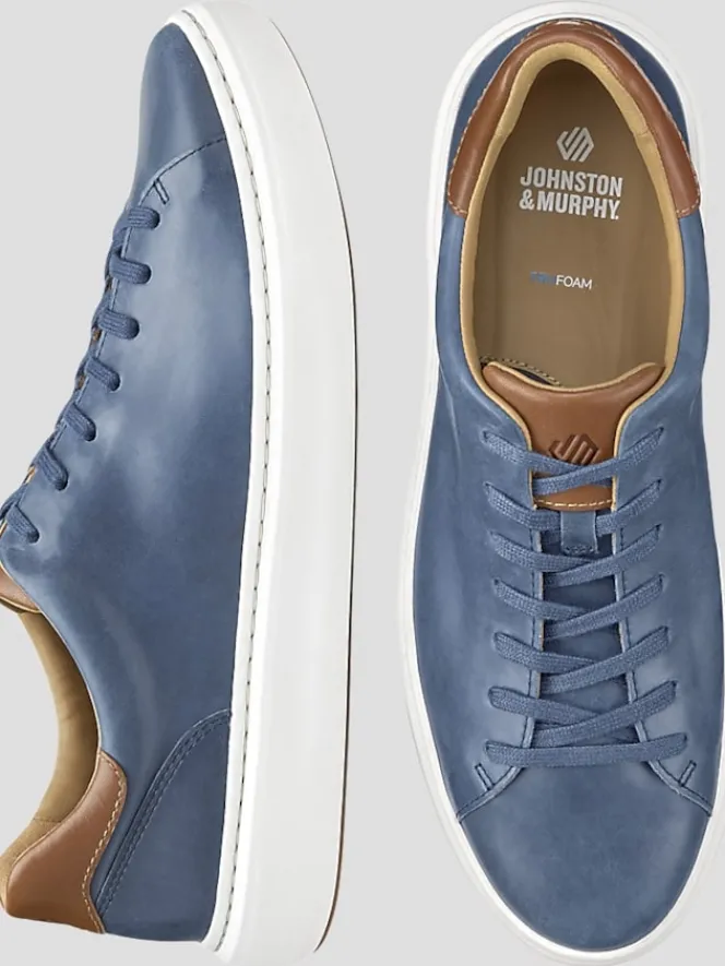 Sneakers|Casual Shoes-Johnston &Amp; Murphy Anders Lace-To-Toe Sneakers Black