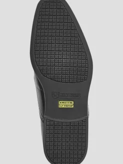 Oxfords|Casual Shoes-Stacy Adams Ardell Leather Plain Toe Oxfords Black