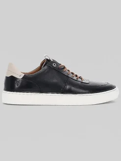 Sneakers|Casual Shoes-Frye Astor Low Lace Court Sneakers Black