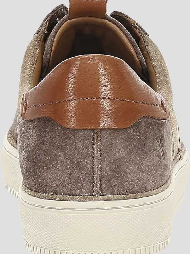 Sneakers|Casual Shoes-Frye Astor Suede Lace-up Sneakers Taupe