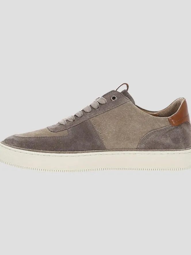 Sneakers|Casual Shoes-Frye Astor Suede Lace-up Sneakers Taupe