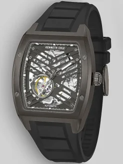 Watches-Kenneth Cole Automatic Watch Black