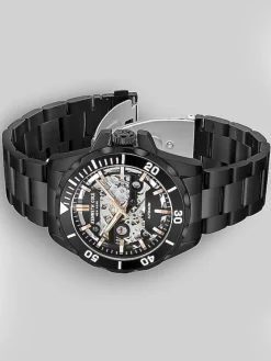 Watches-Kenneth Cole Automatic Watch Black