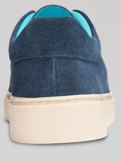 Casual Shoes|Casual Shoes-Steve Madden Barris Suede Moc Toe 3-Eye Lace Ups Navy