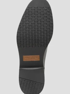 Oxfords|Dress & Formal Shoes-Cole Haan Bedford Leather Cap Toe Oxfords Black