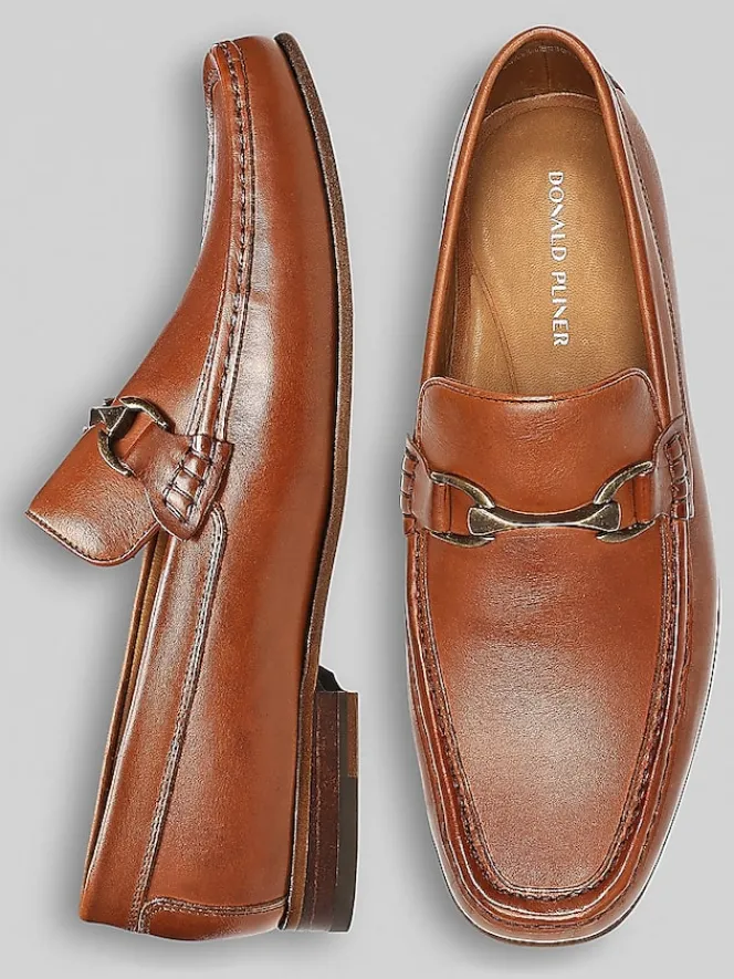 Loafers & Slip-ons-Donald Pliner Bit Loafers Black