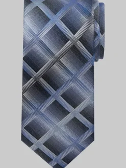 Ties-Pronto Uomo Bold Ombre Plaid Tie Berry