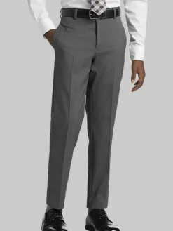 Boys Clothing-Michael Strahan Boys Classic Fit Suit Pants Grey