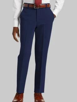 Boys Clothing-Joseph Abboud Boys Husky Fit Suit Pants Blue/Postman