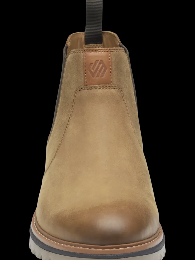 Boots-Johnston &Amp; Murphy Braydon Plain Toe Chelsea Boots Brown