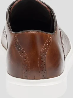 Casual Shoes|Casual Shoes-Johnston &Amp; Murphy Brody Leather Lace-Up Cap Toe Dress Sneakers Brown