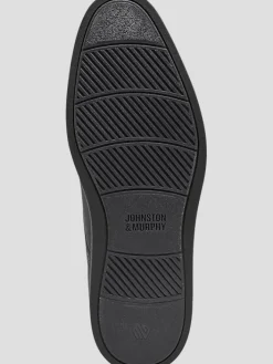 Casual Shoes|Casual Shoes-Johnston &Amp; Murphy Brody Leather Lace-Up Plain Toe Dress Sneakers Black