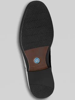 Oxfords|Dress & Formal Shoes-Nunn Bush Centro Formal Flex Plain Toe Oxfords Black Patent