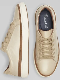 Sneakers|Casual Shoes-Belvedere Charli Leather Sneakers Taupe