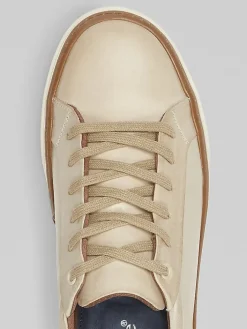 Sneakers|Casual Shoes-Belvedere Charli Leather Sneakers Taupe