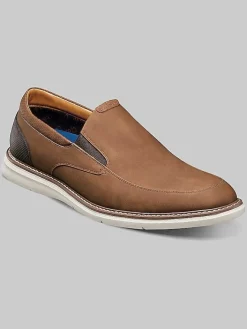 Loafers & Slip-ons|Casual Shoes-Nunn Bush Chase Casual Moc Toe Shoes Black