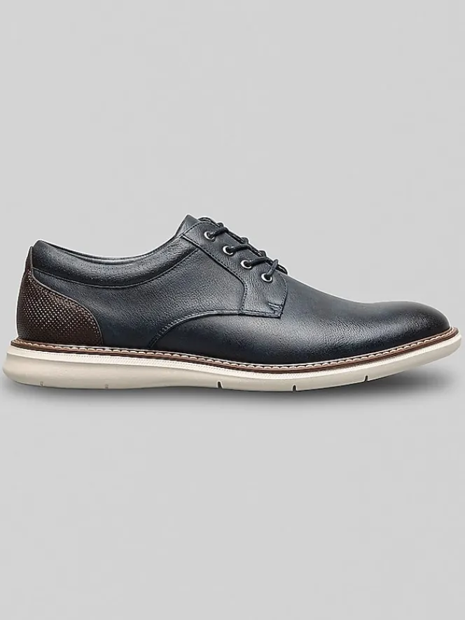 Oxfords|Casual Shoes-Nunn Bush Chase Plain Toe Oxfords Black