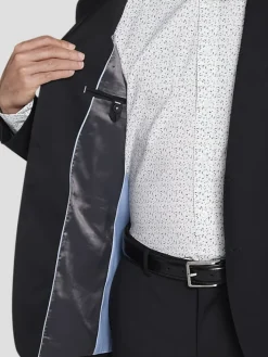 Suit Separates|3-piece Suits-Awearness Kenneth Cole CHILLFLEX Modern Fit Suit Jacket Black