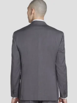 3-piece Suits|Suit Separates-Awearness Kenneth Cole CHILLFLEX Modern Fit Suit Jacket Black/White Sharkskin