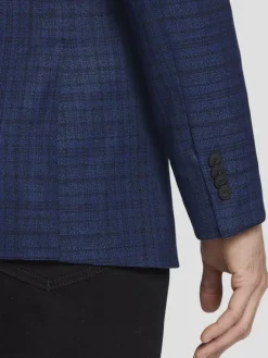 Sport Coats|Sport Coats-Awearness Kenneth Cole CHILLFLEX Modern Fit Wool Blend Sport Coat Blue Check