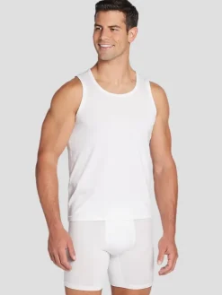 Underwear-Awearness Kenneth Cole ChillFlex Tank, 2-pack White