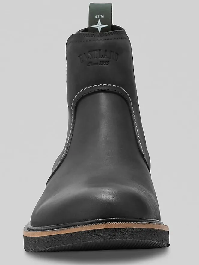 Boots-Eastland Chimney Pond Plain Toe Chelsea Boots Black