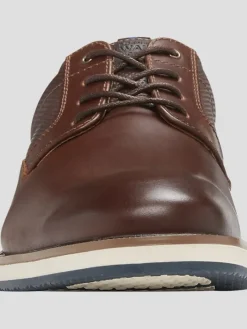 Oxfords|Casual Shoes-Nunn Bush Circuit Leather Plain Toe Oxfords Black