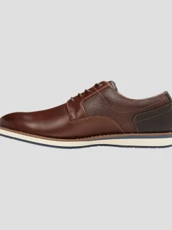 Oxfords|Casual Shoes-Nunn Bush Circuit Leather Plain Toe Oxfords Black