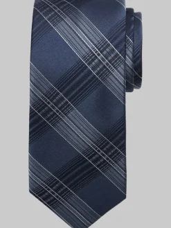 Ties-Awearness Kenneth Cole City Plaid Tie Green