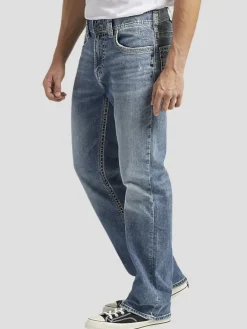 Casual Pants & Chinos|Casual Pants & Chinos-Silver Jeans Classic Fit Boot Cut Washable Jeans Medium Wash