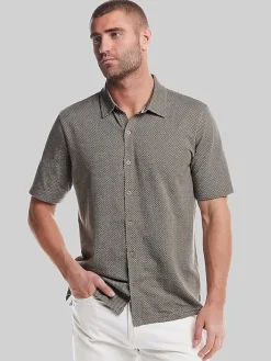 Casual Shirts|Button Up Shirts-Weatherproof Vintage Classic Fit Button Up Shirt Dark Blue