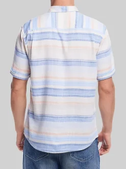 Button Up Shirts|Casual Shirts-Weatherproof Vintage Classic Fit Button Up Shirt Light Blue