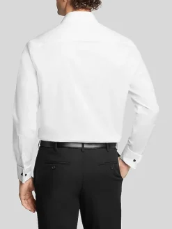 Dress Shirts|Formal Shirts-Calvin Klein Classic Fit Formal Shirt White