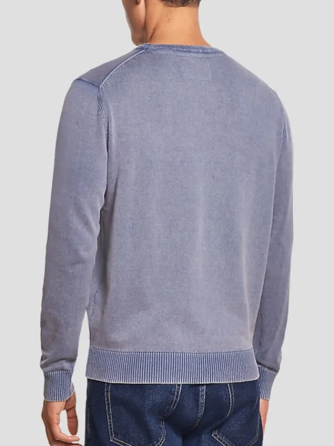 Sweaters|Pullovers & Layers-Weatherproof Vintage Classic Fit Graphic Crewneck Pullover Sweatshirt Med Blue