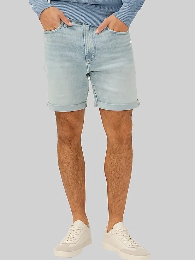 Shorts|Shorts-Silver Jeans Classic Fit Luxe Heritage Shorts Light Wash