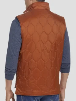 Outerwear|Casual Jackets & Vests-Weatherproof Vintage Classic Fit Quilted Lightweight Vest Caramel