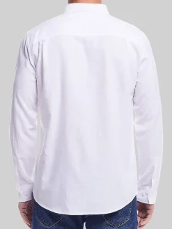 Button Up Shirts|Casual Shirts-Weatherproof Vintage Classic Fit Solid Country Twill Button Up Shirt Light Blue