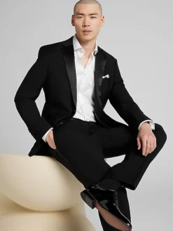 Tuxedos|Big & Tall Tuxedos-Pronto Uomo Platinum Classic Fit Suit Separates Tuxedo Jacket Formal