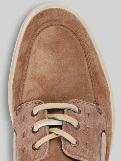 Loafers & Slip-ons|Casual Shoes-Frye Connor Boat Shoes Brown