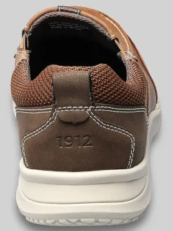 Loafers & Slip-ons|Casual Shoes-Nunn Bush Conway Moc Toe Shoes Dark Brown