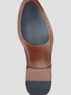 Oxfords|Dress & Formal Shoes-Joseph Abboud Cosmo Leather Plain Toe Oxfords Black