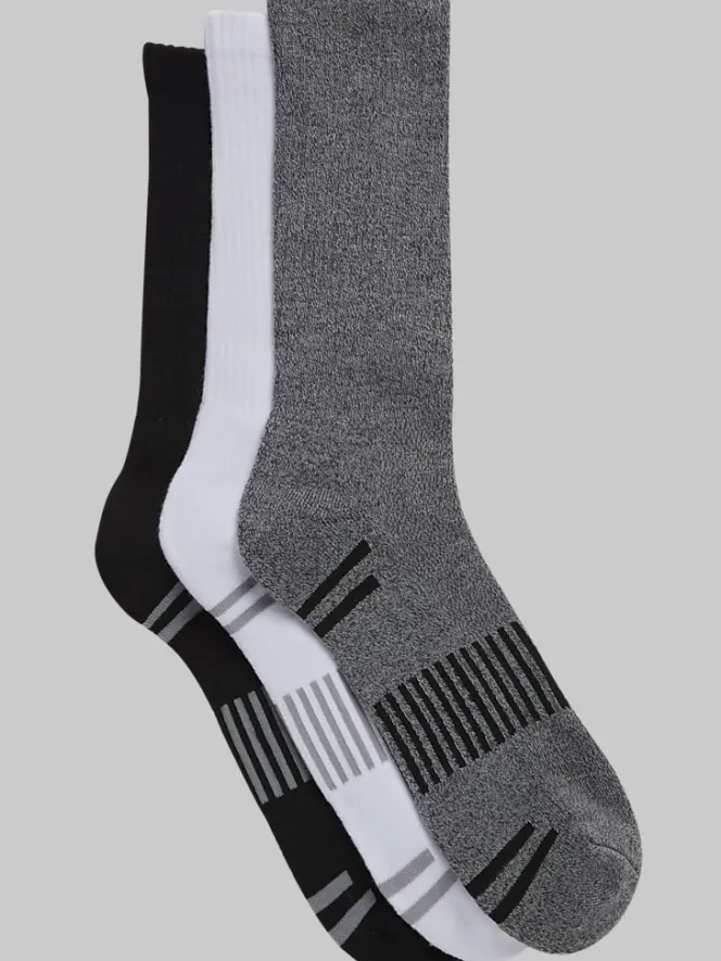 Socks-Egara Crew Socks, 3-Pack Black