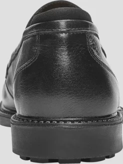 Dress & Formal Shoes|Loafers & Slip-ons-Belvedere Dante Leather Slip-On Dress Loafers Black